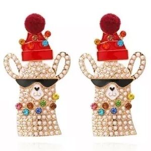 Llama Drop Earrings